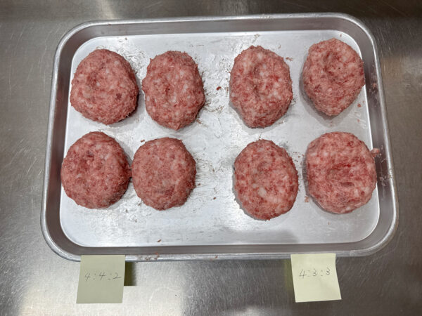 焼く前